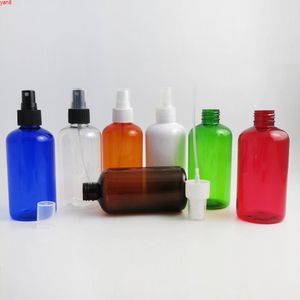 360 x 220 ml 220 cc vuoto ambra bianco blu verde rosso arancione bottiglia atomizzatore di plastica trasparente con spruzzatore per animali domestici grande contenitore cosmetico