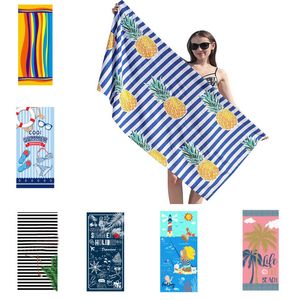 Ręcznik plażowy Ultra Soft Microfiber Beachs Ręczniki dla dorosłych Spersonalizowany Super Chłonny Szybki Suchy Pool Fors Dzieci Mężczyźni Kobiety Chłopcy Dziewczęta HH21-346