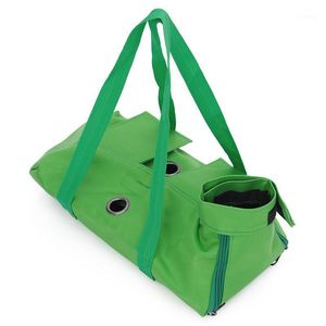 Multi-Function Dog/Cat Grooming Restraint Bags For Bathing Washing Trimming Nail Green/Blue L9 Cat Beds & Furniture