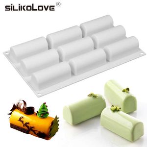 Silikolove Silicone Mold 3d Stickform för Choklad Truffel Mousse Cake Dessert DIY Bakning Mögel 210721