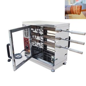 8 Roller Heavy Duty Chimney Cake Kurtos Kalacs Suto Roll Grill Oven Machine Donut Ice Cream Cone Maker