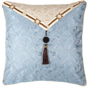 Houndstooth kinesisk stil dekorativa kudde soffa kudde täcke broderade hushålls kudde kuddar
