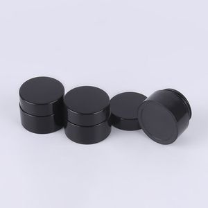 Black Empty 5g Gram 5ML Plastic Pot Jars bottle Cosmetic Sample Container Screw Cap Lid for Make Up Eye Shadow Nails Powder