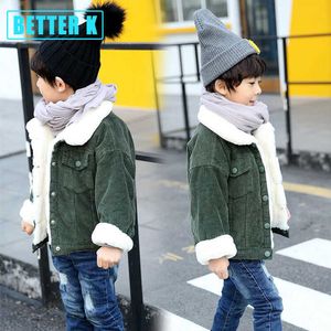 Winter Baby Girls Jacket For Girls Boys Coat Jacket 18M-6T Year Kids Warm Overcoats Cute Children Outerwear Coat Girls Clothes H0910