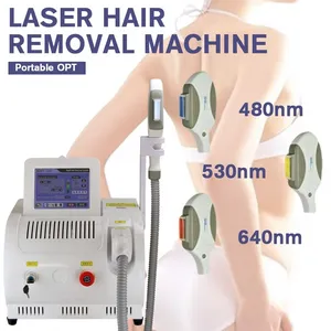 Máquina de remoção de cabelo permanente mais recente de 5 filtrações Elight HR Opt IPL IPL Laser RF Cuidado da pele Rejuvenescimento Equipamento de spa de beleza de tratamento acne