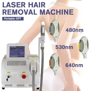 Nyaste 5 filter elight permanent hårborttagningsmaskin HR OPT IPL LASER RF Skinvård Föryngring Acne Treating Beauty Spa Equipment