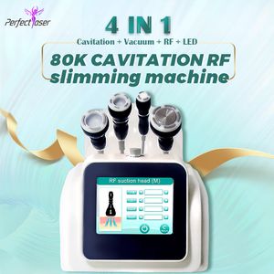 Utrata wagi Odchudzanie RF Urządzenia kosmetyczne 4 w 1 Liposukcja ultradźwiękowa HIFU Skin Rejervenation 80k Cavitation Machine