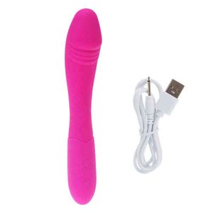 NXY Dildos Rabbit Vibrator 10 Modes G Spot Vagina Shocker Sex Produkt USB Uppladdningsbar Kvinnlig Masturbation Dildo Toy For Woman 0121