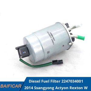 Baificar novo filtro de combustível diesel genuíno 2247034001 para 2014 ssangyong actyon rexton w stavic 2.0t korando c