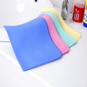 Towel 1Pc Multifunction Cleaning Super Absorption Carwash Care Cloths Synthetic Suede For Dry Hair Kitchen