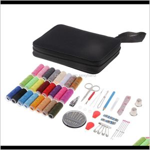 Entrega de queda de roupas de noções 2021 98pcs costura w mini kit de viagem para adultos para iniciantes ferramentas de artesanato reparador svshd