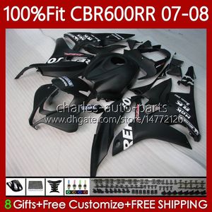 Honda CBR 600RR CBR600 RR F5 RR 600 RR CC F5 600F5 600CC 2007 2008 CBR600F5 CBR600RR 07 08注入型フェアリングフラットレポート