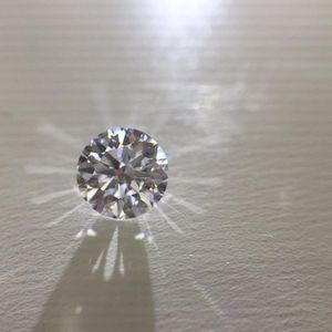 5mm 0.5ct D Kolor Serca i strzałki Okrągłe Genialne cięcie Moissanite Luźne Klejnoty Kamienie DIY Materiał Biżuteria