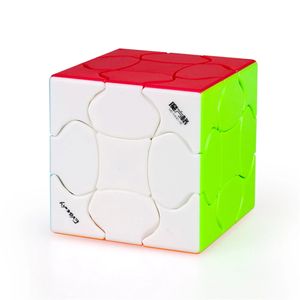 Qiyi 3x3 Magic Cube Professional Flower Twist Game Speed ​​Magic Cube Toy Early Education Puzzle Creative Presents for Kids
