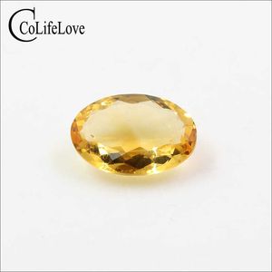 10mm*14mm natural citrine loose gemstone jewelry DIY real citirne gemstone H1015