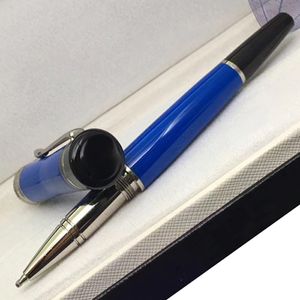 M Pen Lucky Star-Serie Tintenroller mit einzigartigem Design aus hochwertiger blauer Keramik, Büro-Schreibzubehör, Geschenk für den Freund