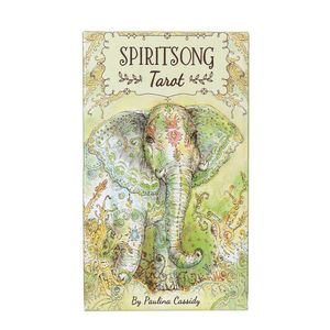 Spiritsong Tarotkarten, Deckspiele, Orakel, Party, Spielkarte, englisches Tischbrettspiel, Wahrsagerei, Schicksal, Unterhaltungsspiele individuell