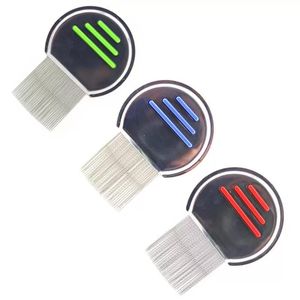 2022 Ny High Quality Terminator Lice Comb Nit Gratis Kids Hair Rid Headlice Rostfritt Stål Metall Tänder Ta bort Nit Brush