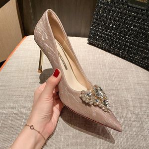 Dress Shoes Small Size 32 Sequins Woman Pumps Gold Silver High Heels Women Wedding Ladies Fashion