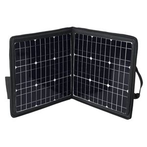 100W Portable Solar Panel Charger with 5V 12V USB DC Dual Output Waterproof