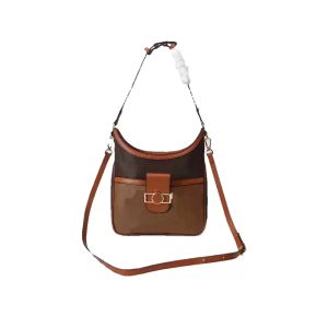 2021New Styledesigner Classic Retro Messenger Torby Calfskin Tkaniny Panie Totes Dla Kobiet Drukowanie Kwiat Wzór Torebki Torebki Wysokiej jakości Torba Xa