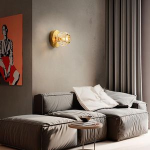 Duvar Lambası Nordic LED Kristal Armatür Işıkları Endüstriyel Dekor Lampara Pared Maymun Yatak Odası Oturma Odası