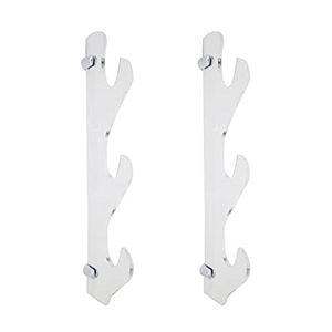 Hooks & Rails 1pair Portable Home Decor For Katana Easy Install Display Stand With Screw Universal Wall Mounted Acrylic Sword Rack Accessori