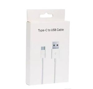 USB-кабель Type-C для Huawei Xiaomi Samsung Кабели для быстрой зарядки Дата Кабель C Type Charg Cord Сотовый телефон с розничной коробкой