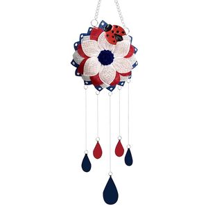 Amerykański Dzień Niepodległości Party Supplies Wiatr Chime Decoration Family Dress Up Decor Prezent