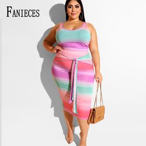 Plus Size 5XL Women Sets Sexy Two Piece Set Sleeveless pink Print Tank Crop Top And Skirts Summer Suit Streetwear drop 210520