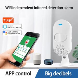 Tuya WiFi oberoende infraröd detekteringssensorlarm PIR rörelsedetektor för hemsäkerhetsarbete med Alexa