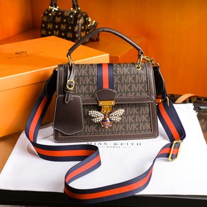 Fashion Trendy Bags Temperament Colorful Shoulder With Handbags Floral 8038 Messenger Bag Women's Chain Designer Print Ndbkj