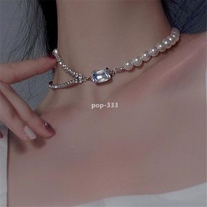 2021 Smycken Koreansk version Fairy Halsband Joker Collarbone Chain Fashion In Cold Wind Pendant Small Design XZ668