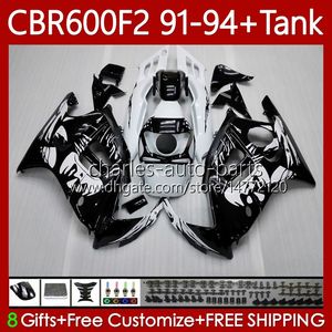 Honda CBR 600F2 600 F2 CC 600FS 91 92 93 94 Bodywork 63NO.41 CBR600 FS CBR600F2 CBR600 FS CBR600F2 CBR600FS 1991 1993 1994 CBR600-F2 600CC 91-94 페어링 키트 낙서 흑인