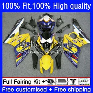 Carenature per stampi ad iniezione per SUZUKI GSX-R1000 GSXR1000 Giallo blu K5 2005-2006 Carrozzeria 26No.20 GSXR 1000 CC 1000CC 05 06 GSXR-1000 2005 2006 Carrozzerie OEM moto