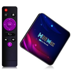 H96 MAX V11アンドロイド11.0テレビボックス2GB 16GB RK3318 2.4G 5GデュアルブランドWiFi BT4.0 4Kセットトップストリームメディアプレーヤー