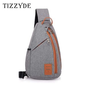 Erkekler Sırt Çantası Göğüs Paketi Rahat Bir Omuz Sırt Çantası İşlevli Crossbody Çanta Seyahat Sırt Çantası Mochila Masculina Bolsas WFF257 210929