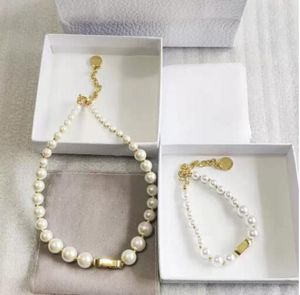 Wholesale unique designer jewelry for sale - Group buy Pearl bracelet necklace fashion women personality designers love jewelry luxurys gold Party unique elegant Pendant Necklaces