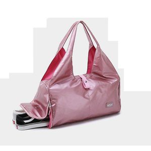 Faltbare Ultraleichte Trainingstasche Sport für Frauen Fitness Yoga Tote Wasserdichte Nylon Gym Sack Sportbag Sneaker Männer Q0705