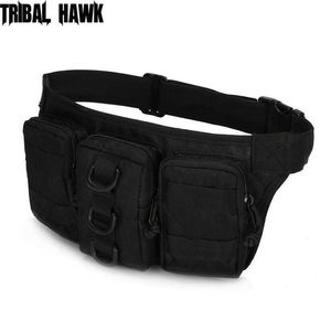 Taktisk påse Militär Män Hip Waist Bälte Väska Små Pocket Running Pouch Utomhus Utility Waist Pack Travel Camping Telefon Väska Y0721