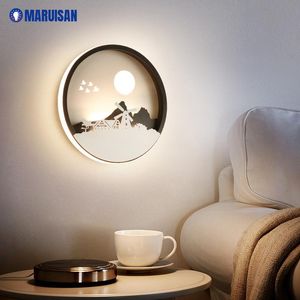 Vägglampa moderna lampor för rotation vardagsrum ljus sovrummet sänggång gång korridor foajé hall snurr inomhus belysning hem fixturer