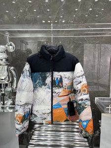 2024 겨울 코트 남자 여자 스키 재킷 패션 느슨한 옷 스노우 보드 재킷 윈드 브레이커