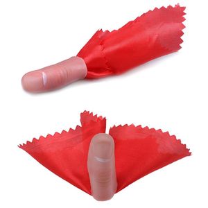 1Set Rubber Finger Thumb Tip Scarf Disapper Stage Show Magic Tricks Tools Attractive Tric Party Favor