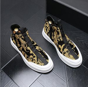 Fashion bean shoes, gold thread embroidery, fashionable men's Boots shoes, comfortable , lazy shoe, fine paint leather, driving shoes