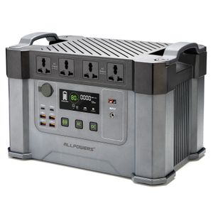 2000W 1700WH Hem Portable Sol Inverter Generator Energy Storage Power Station Outdoor Camping Power Generator