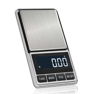 Mini escala eletrônica escala de bolso digital 0.01g jóias de precisão de precisão pesando balanço Gram peso 210927