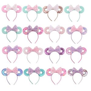 INS Candy Color Paillette Bow Hair Sticks Christmas Girls Accessorio Regalo di compleanno