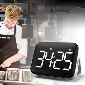 ingrosso Ha Condotto Il Temporizzatore Sport-LED Digital Kitchen Timer Orologi Sport Cronometro per la cottura Studio Countdown Magnetic Count Up Timer Electronic Large Display