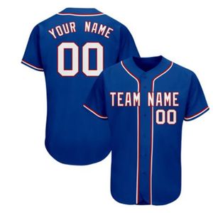 Homens Custom Baseball Jersey Costura Costura Completamente Qualquer Nome Números e Nomes de Equipe, Pls Personalizado Adicionar Observações Em Order S-3XL 041