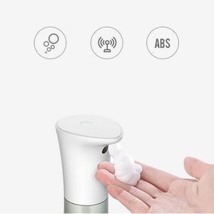 Flytande tvåldispenser Automatisk skum 6V 300 ml IR Touchless Handsfree induktionsskummande handtvättenhet Köksverktyg 6